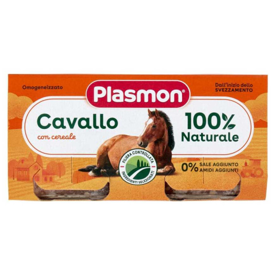 Plasmon Omogeneizzato Carne Cavallo Gr.80X2