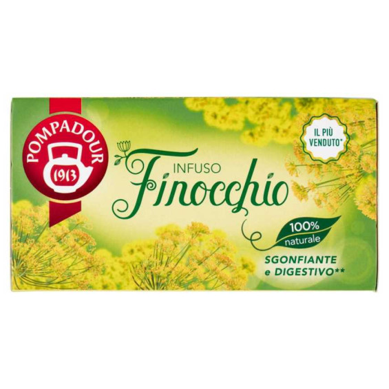 Pompadour Infuso Finocchio 20 Filtri