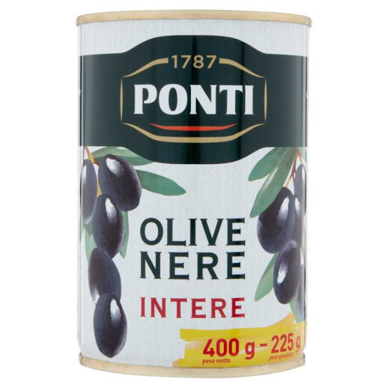 Ponti Olive Nere Intere Gr.500