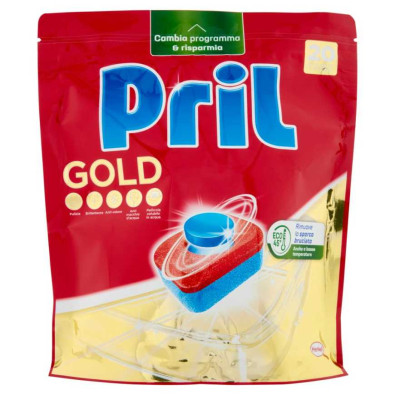 Pril Gold 20 Tabs per Lavastoviglie