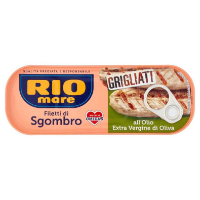 Rio Mare Filetti di Sgombro all'Olio Extra Vergine di Oliva Grigliati Gr.120