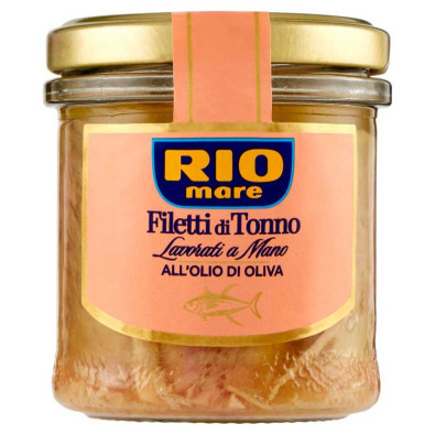 Rio Mare Filetti di Tonno Lavorati a Mano all'Olio di Oliva Gr.130