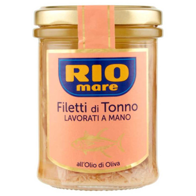 Rio Mare Filetti di Tonno Lavorati a Mano all'Olio di Oliva Gr.180