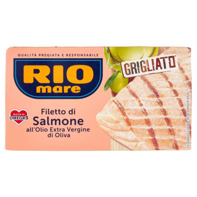 Rio Mare Filetto di Salmone all'Olio Extra Vergine di Oliva Grigliato Gr.125