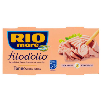 Rio Mare filod'olio Tonno all'Olio di Oliva Gr.130 X Pz.2