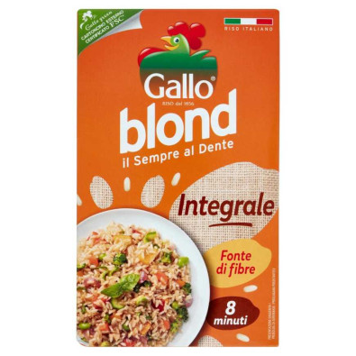 Riso Gallo Blond Integrale Kg.1