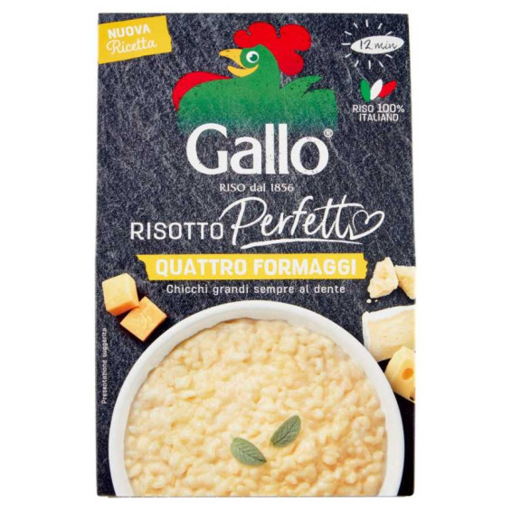 Riso Gallo Risotto Perfetto ai 4 Formaggi Gr.175