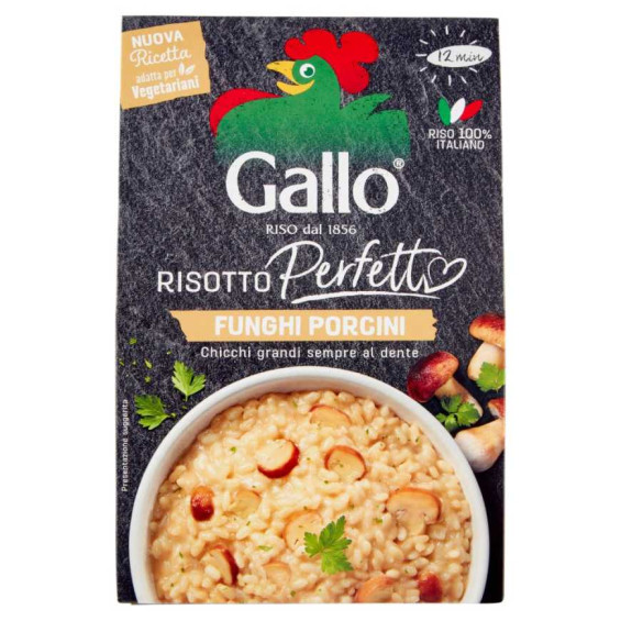 Riso Gallo Risotto Perfetto ai Funghi Porcini Gr.175