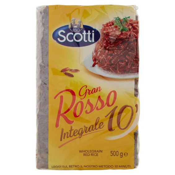 Riso Scotti Astuccio Integrale Rosso Gr.500