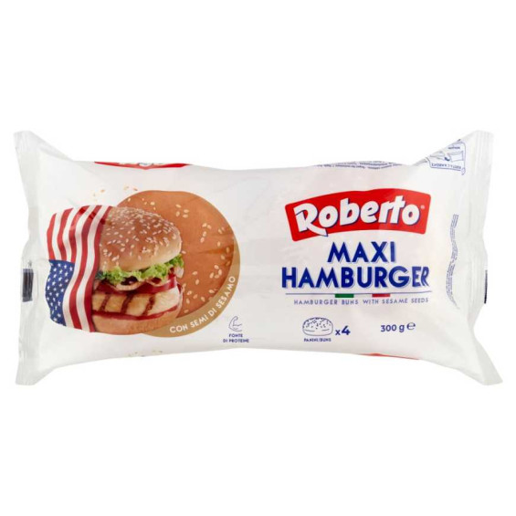 Roberto Maxi Hamburger con Sesamo Gr.300