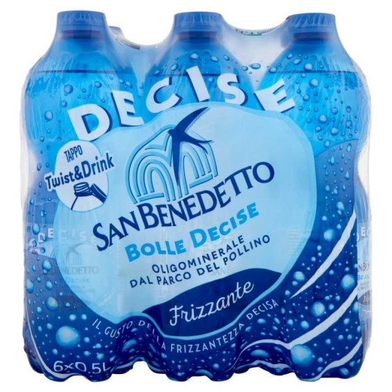 San Benedetto Acqua Minerale Frizzante Fonte del Pollino Cl.50X6