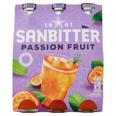 Sanpellegrino Sanbitter Emozioni Passion Fruit Cl.20 X Bt.3