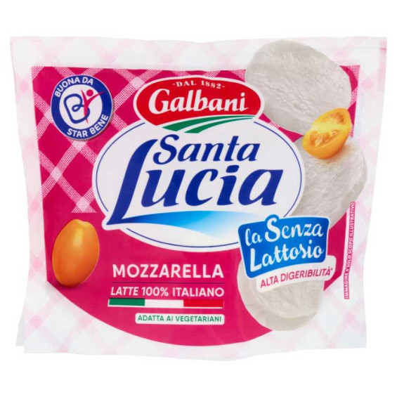 Santa Lucia Mozzarella senza Lattosio Gr.100