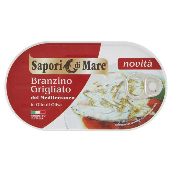 Sapori di Mare Branzino Grigliato in Olio D'Oliva Gr.145