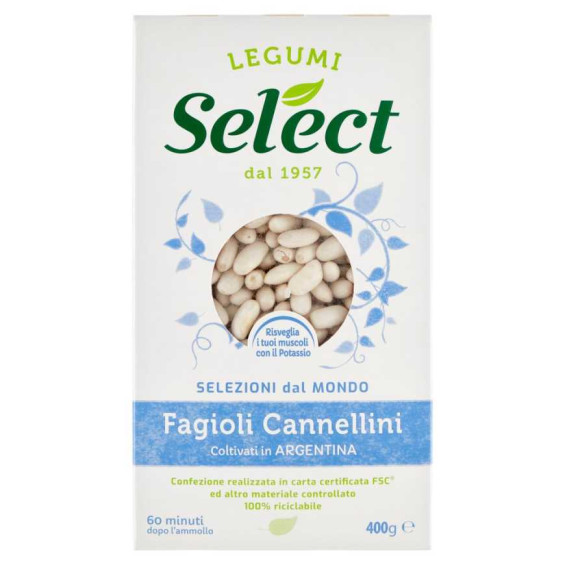 Select Fagioli Cannellini Astuccio Gr.400