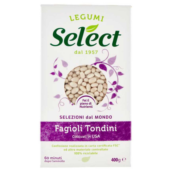 Select Fagioli Tondini Astuccio Gr.400