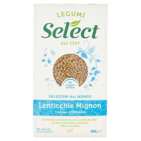 Select Lenticchie Mignon Astuccio Gr.400