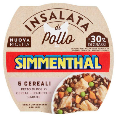 Simmenthal Insalata di Pollo e 5 Cereali Gr.160