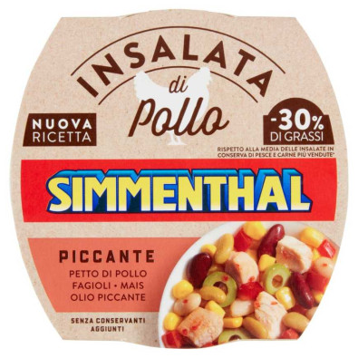 Simmenthal Insalata di Pollo Fagioli e Olio Piccante Gr.160