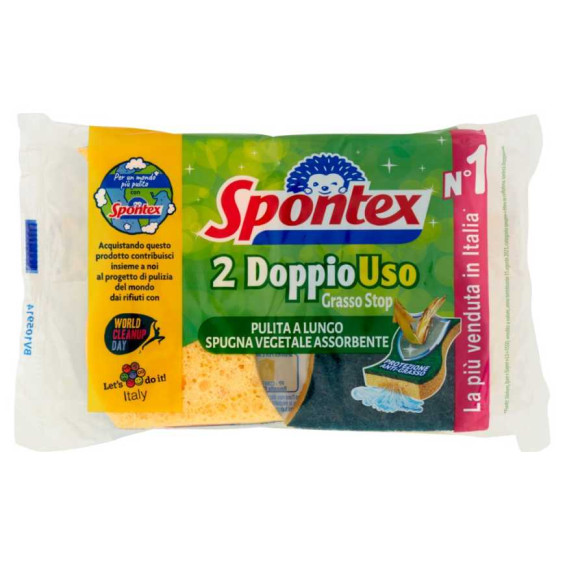 Spontex Spugna Abrasiva Hot Doppiouso X2