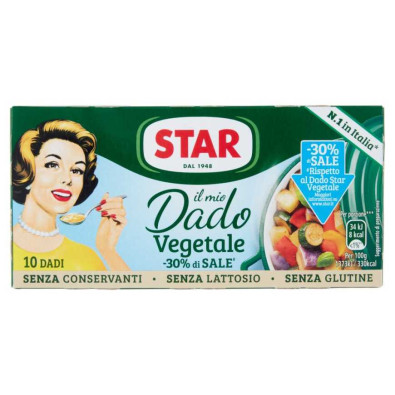 Star Dado Vegetale Basso Sale X10