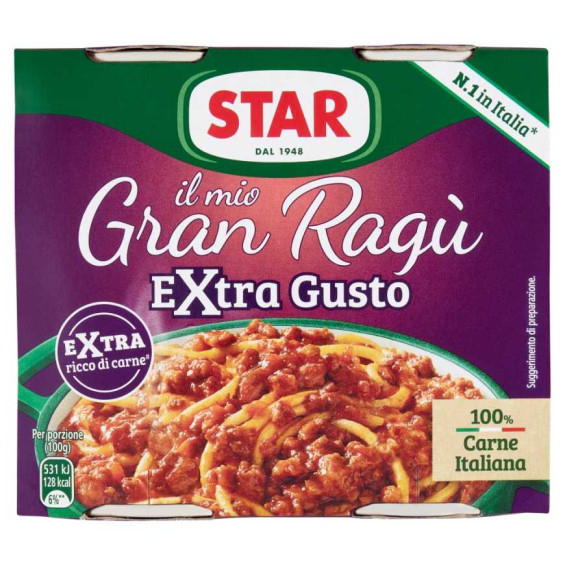 Star Granragu' Carne Extra Gusto Gr.180 X Pz.2