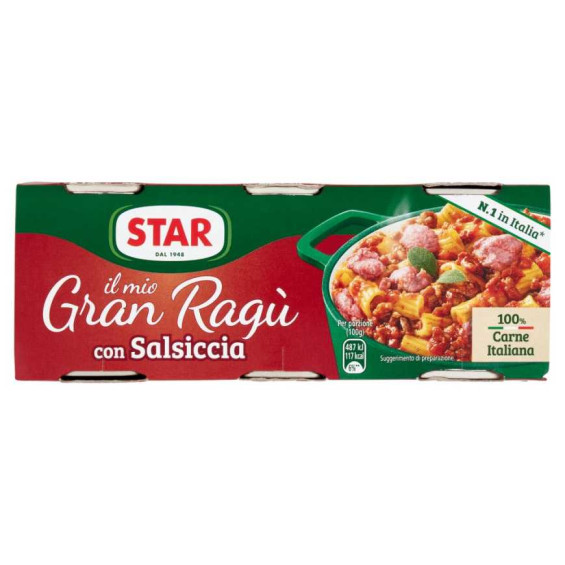 Star Granragu' Salsiccia Gr.100 X Pz.3