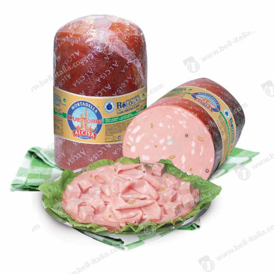 Alcisa Mortadella 2 Torri con Pistacchio Kg.15 Pz.1