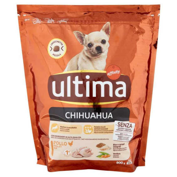 Ultima Dog Crocchette per Chihuahua al Pollo Gr.800