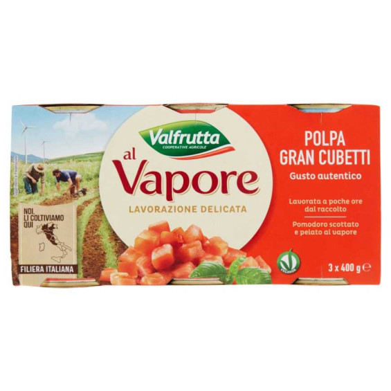 Valfrutta Polpa Gr.400X3