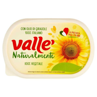 Valle' Margarina Naturalmente Olio Girasole Gr.250