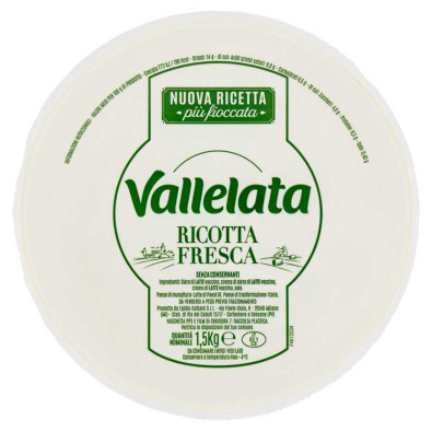 Vallelata Ricotta Kg.1,5 Pz.1