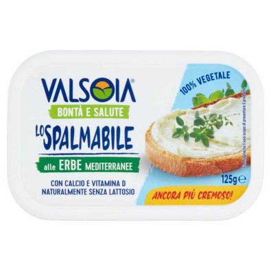 Valsoia Lo Spalmabile Erbe Mediteranee Gr.125