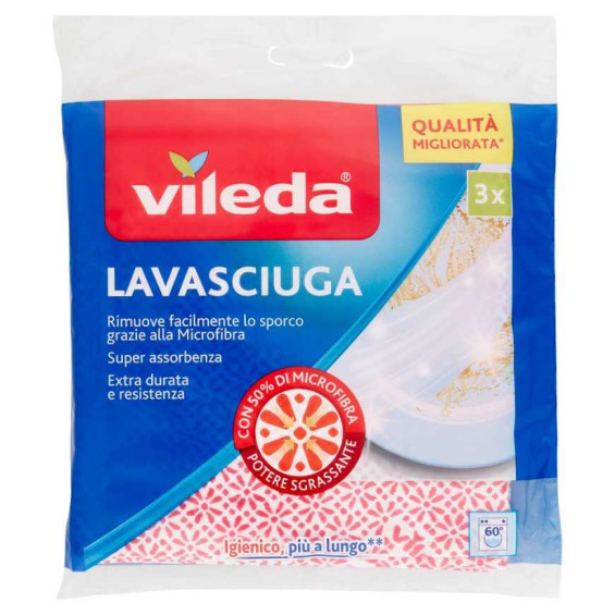 Vileda Lavasciuga Panno Multiuso X3