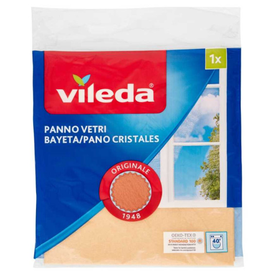 Vileda Panno Vetri +30% Microfibra Cm.39X36