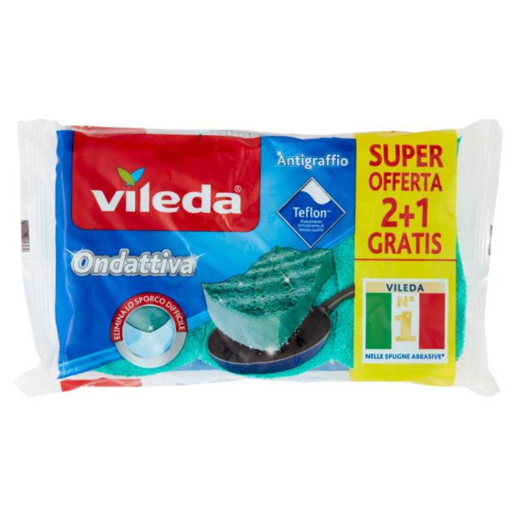 Vileda Spugna Ondattiva Milleusi X2+1