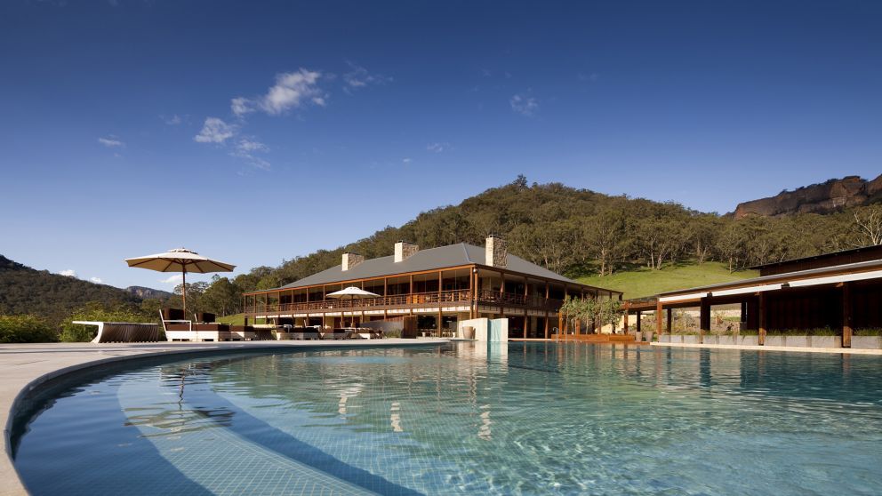 Exterior view of the Emirates One&Only Wolgan Valley, Blue Mountains