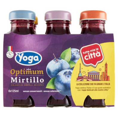 Yoga Optimum Succo Mirtillo Ml.125 X 6