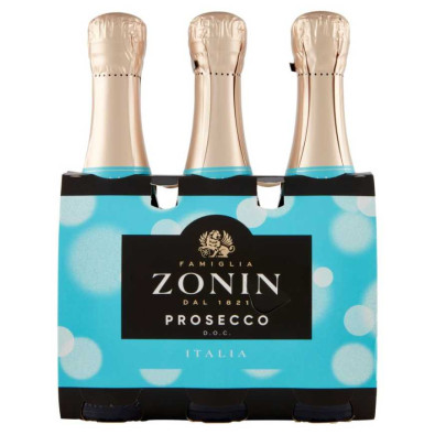 Zonin Prosecco Doc Extra Dry Ml.200X3 Vol.11°